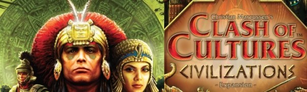 For the curious, the pictured leaders are: (1) Generic Roman Soldier #61, (2) Siyaj K'ak' of the Maya, and (3) Cleopatra.