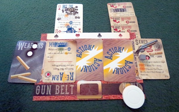 Crummy plastic poker chips in this case. Time to finally put Splendor to good use...