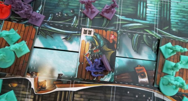 It's clearly a metaphor. The sea beast is the act of backing too many Kickstarters. Gonna come back to bite you.