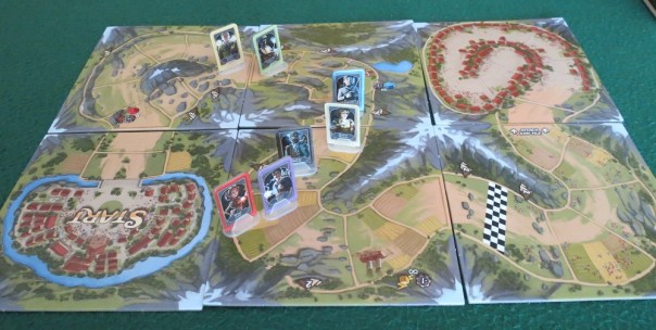 Belching black steam, the pastoral landscape covered in soot. "Take that, countryside!" Marie Curie says, spitting in the dirt. At last we know what a steampunk is.