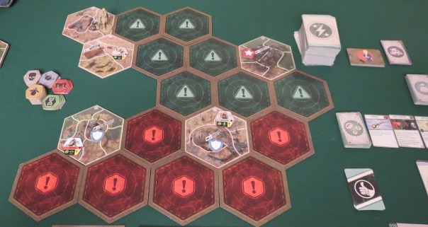 This scenario, for instance, features fog machines and, uh, un-fog machines. The barrel has been scraped.