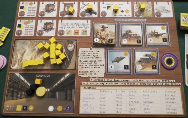 Apparently the "iron" won't be orange in the final version. Which is good, because as the yellow player, my iron kept getting mixed in with my cubes. Apparently the "iron" won't be orange in the final version. Which is good, because as the yellow player, my iron kept getting mixed in with my cubes.