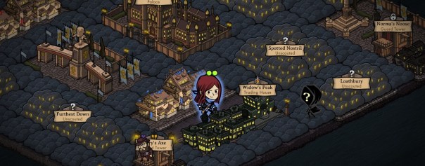 Chogged with smoke. Wait.