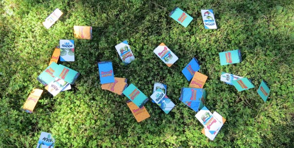 "Dappled by sunlight kisses."