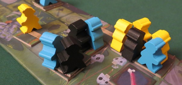 Like an elementary school lunch line on corndog day.