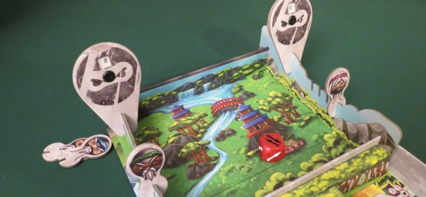 A dice tray! For the game's two dice! Of which you only roll one at a time!