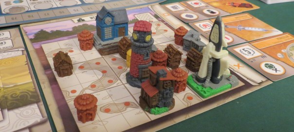 In this case, that shape is "Alien visitors to a backward world of huts."