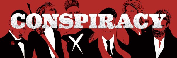 I normally make fun of how badly I chop up box images into properly sized headers, but I actually sort of like this one. The text "redacts" the identities of the agents. A nifty idea.