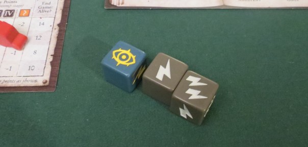 Yay! Two hours of work and then we decide who wins based on who doesn't roll too many lightning zaps! So great! This is exactly what I wanted!