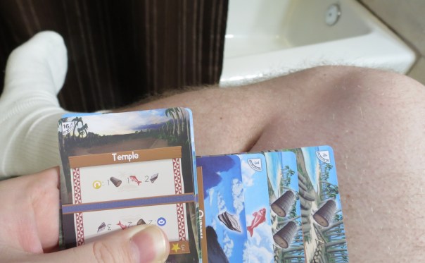 My daughter, literally one inch out of frame: "Daddy, why did you take one of your legs out of your pants?"