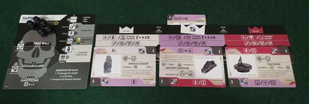 Because of my black pawns, my skull has curly hair.