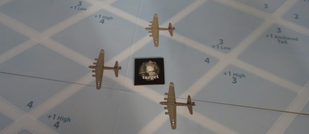 This is courtesy of one of the early game's more amusing techniques, in which your fighter soars up high to drop a big dumb bomb into the midst of an enemy formation and hope they timed it right to explode in their faces. It doesn't work very often. There are like three checks where it can fail.