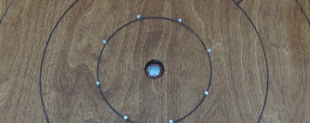 If you zoom in far enough, you can see a reflection of me taking this picture. It's like an infinity mirror, minus the infinity. So, a mirror.