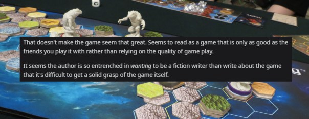 "A game is only as good as the friends you play it with—" Correct.