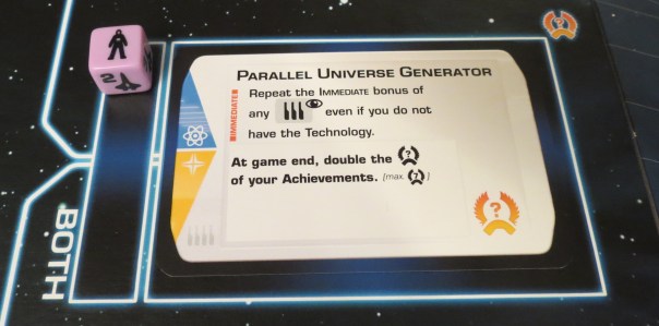 When you research this tech, you actually have to purchase a second copy of Beyond the Sun and play it in parallel with the first. The winner is determined by averaging your scores between all plays. When you research this tech, you actually have to purchase a second copy of Beyond the Sun and play it in parallel with the first. The winner is determined by averaging your scores between all plays.