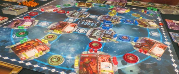 This board is so much bigger than it really needed to be. Your actual arks end up crammed against the edge of the table. I even like that about it.