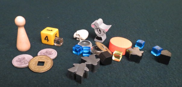 Including a monster from Nemesis that came with a different game, so it's sitting around even though I haven't played Nemesis in forever.