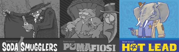 This elephant's backstory includes turning the tide on a band of poachers, a watering hole filled with Jack Daniels, and a precinct captain who's had it UP TO HERE with Detective Tusk's hardboiled antics.