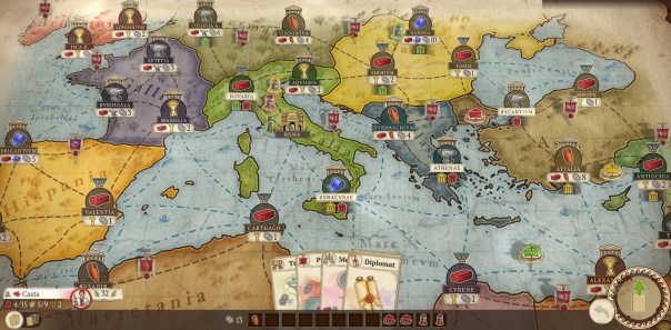 Fun fact! Historically, the Mediterranean has never been used for trade. That's why it's such a novel board game setting. Fun fact! Historically, the Mediterranean has never been used for trade. That's why it's such a novel board game setting.