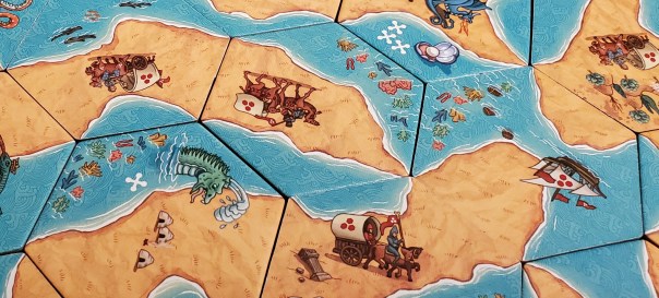 We made the mistake of playing the first game without all the optional rules. If you've ever played a game before, do not do this.