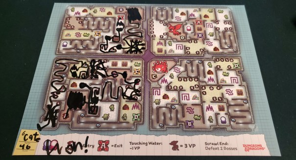 She has apparently inherited my very bad handwriting.