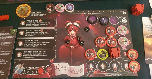 The Queen of Hearts, for example, has the personality of my Aunt Lisa, who has incidentally mastered this very expression. An example of art imitating life imitating art.