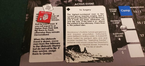 (Blackborow underwent surgery. That's all I'm saying.)