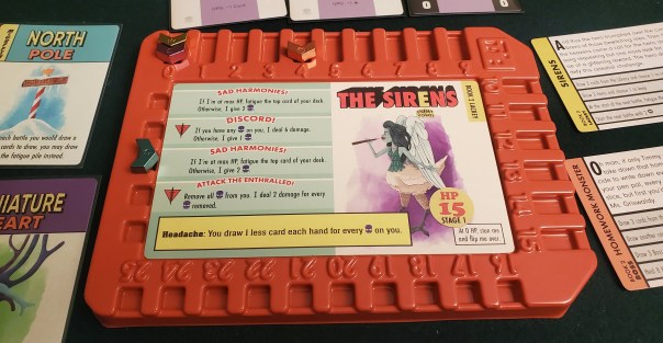 SIREN. n. A jerk who forces me to make words with like two cards.