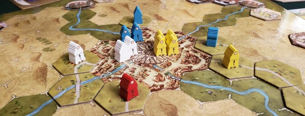 Every meeple from henceforth must show its sandaled piggies or be considered second place to Pilgrim's frocked acolytes. Every meeple from henceforth must show its sandaled piggies or be considered second place to Pilgrim's frocked acolytes.