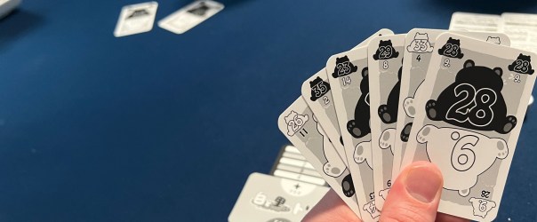 Also pictured: a very blue tabletop.