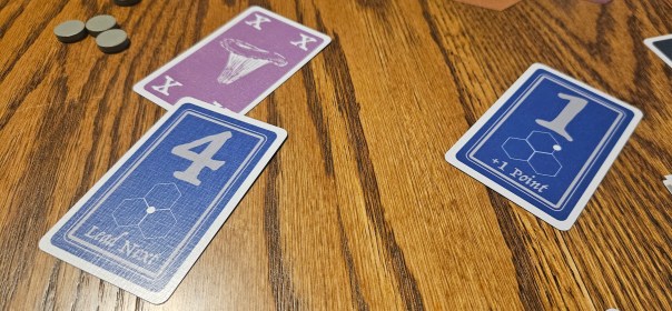 I like the visual shorthand on the turn order cards. Good job on that.