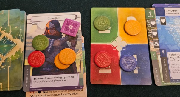 I won't go into the particulars of how skill checks relate to the game's card ecosystems, but suffice to say: it's very clever.