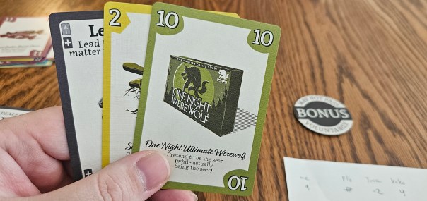 I love how disparate scores can be. Over the requisite four rounds, our most recent top score was 20... against a low of -29.