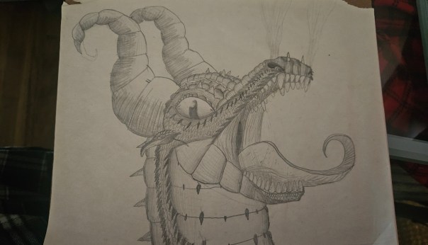 This is not Cate. This is a dragon Cate drew.