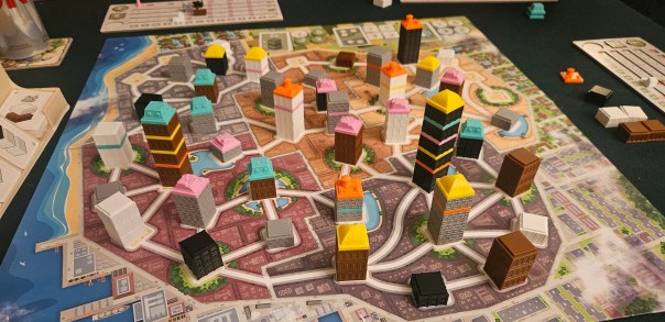 There's also a two-player side, but honestly I would rather tackle this one in 3p or 4p.