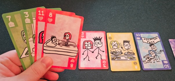 My mother-in-law laughed quite hard at the blurred card. Relief!