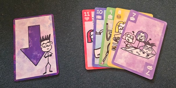 There is no 6 rank, which prevents anybody from building an insane straight, or even one that goes higher than five cards. A good call, I think. It keeps the melds competitive.