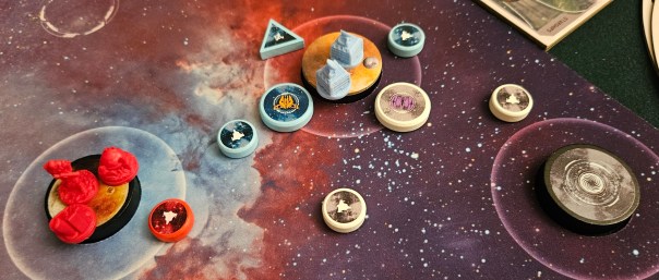 Shown: an interesting space battle. Or at least an interesting space situation.