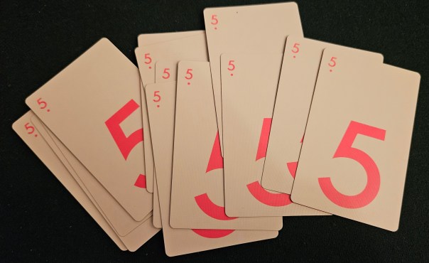 Playing cards like Maverick.