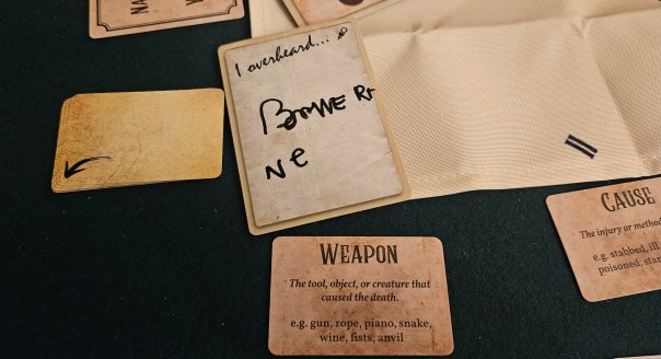 This actually broke the case for us. I can't remember what it said. But it functioned like a handwriting clue from a detective story. This actually broke the case for us. I can't remember what it said. But it functioned like a handwriting clue from a detective story.