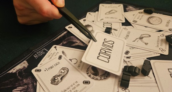 It's not quite a dexterity game, although you can lose your turn by dropping something off the mat. Or maybe by destroying the cards on accident. But by that measure, isn't everything in life a dexterity game? It's not quite a dexterity game, although you can lose your turn by dropping something off the mat. Or maybe by destroying the cards on accident. But by that measure, isn't everything in life a dexterity game?