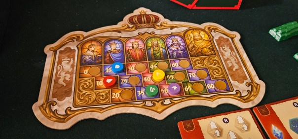 Note that the king's spaces are blocked off. Because if you want to become the king, you had better not miss your shot when you shoot at him with a bullet.