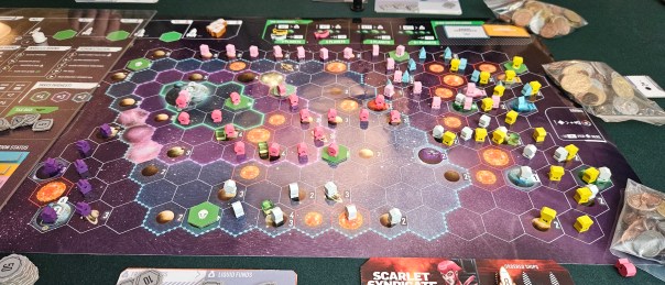 Weirdly, some of this game's considerations — taxes, boardroom politics, overseas competitors — are closer to a "true" investigation of transit systems than any train game I've played. Weirdly, some of this game's considerations — taxes, boardroom politics, overseas competitors — are closer to a "true" investigation of transit systems than any train game I've played.