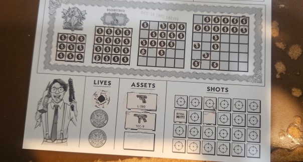 That's a smoke dangling from his lip, but it works better if you pretend it's a sucker.