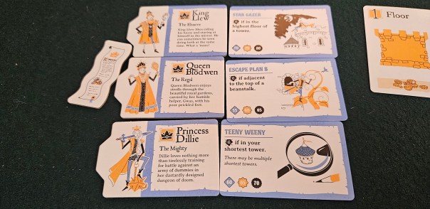 King: "3 points per crushed orphan." Queen: "6 points for retracting privileges from the artisans." Princess: "8 points for telling them to eat cake."
