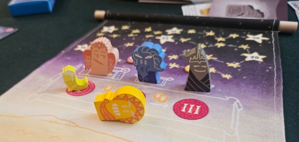 This is supposed to be the Sun God doing a seductive pose in front of the others. I hope that came through.