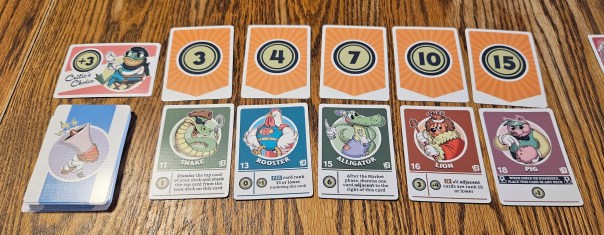 I'm not sure the snake and the alligator can be played well... then again, they're just gambling outright, which is at least fitting.