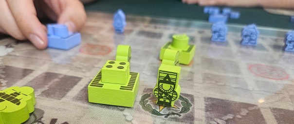 The ability to move a unit twice in a row is deadly. Maybe broken? Although I also feel that not being able to do it would make the game a little too considerate of relative ranges to be playable. The ability to move a unit twice in a row is deadly. Maybe broken? Although I also feel that not being able to do it would make the game a little too considerate of relative ranges to be playable.